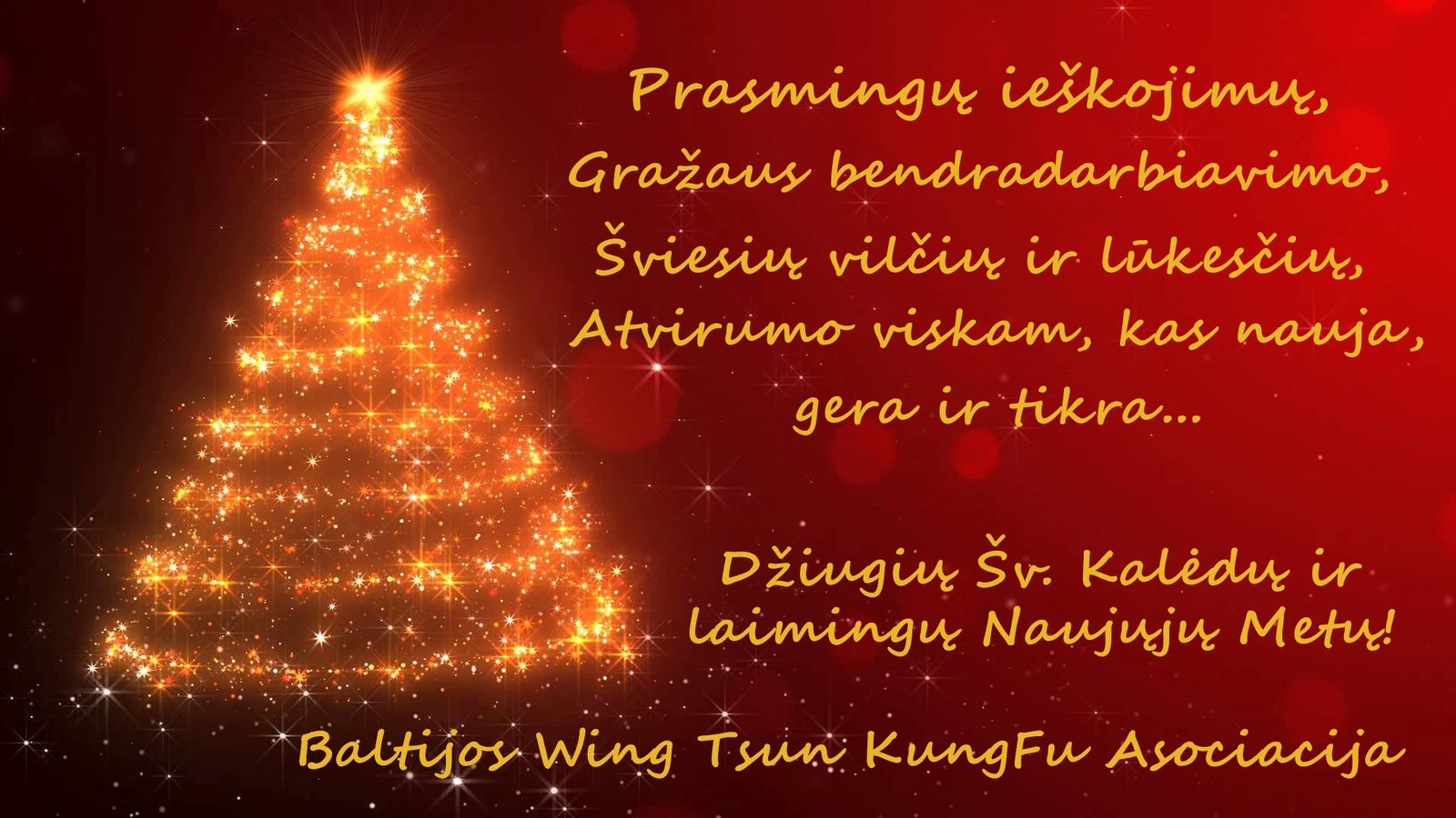 WT Kalėdinis sveikinimjas